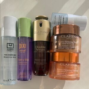 6 Item Skincare Bundle — U BEAUTY, CLARINS, PIXI